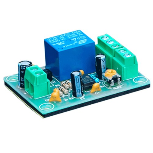 Timer ajustable 1 a 30 segundos / Salidas NC y NO / Voltaje 12 VDC / (PCB505) Timer ajustable 1 a 30 segundos / Salidas NC y NO / Voltaje 12 VDC / (PCB505)